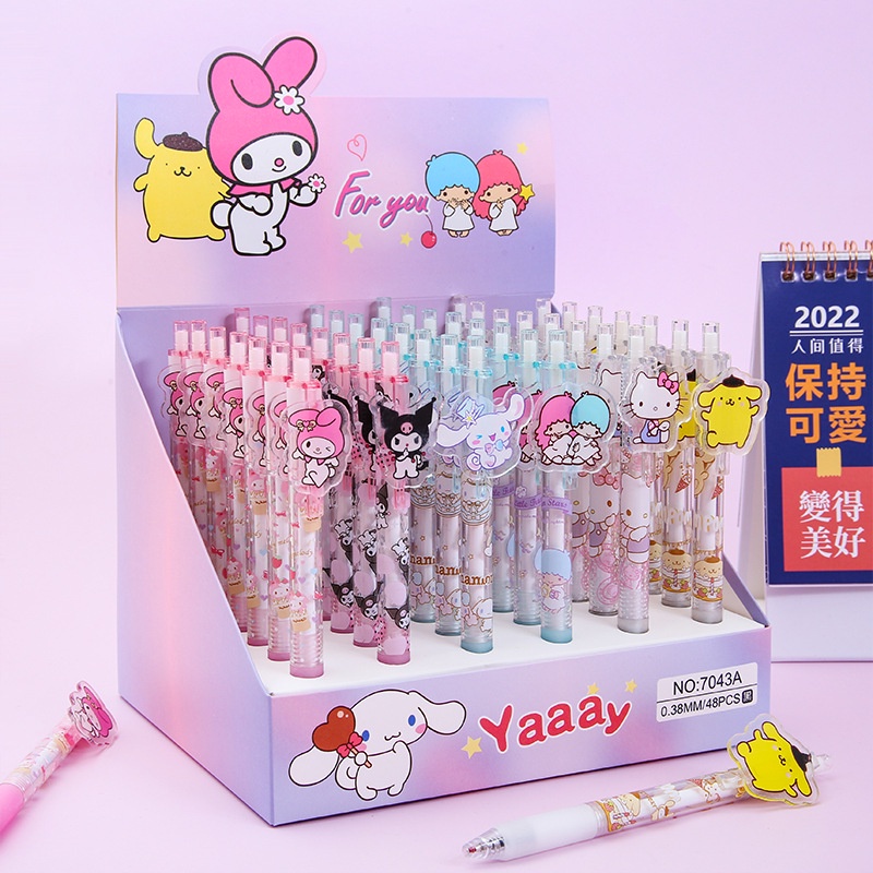 PULPEN MEKANIK PEN PENA KARAKTER BOLPOIN MELODY SANRIO AKRILIK (VH)