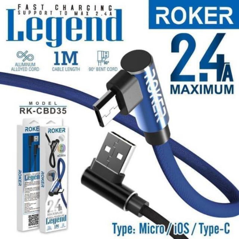 Roker Kabel Data Gaming Type C/Micro/lightning