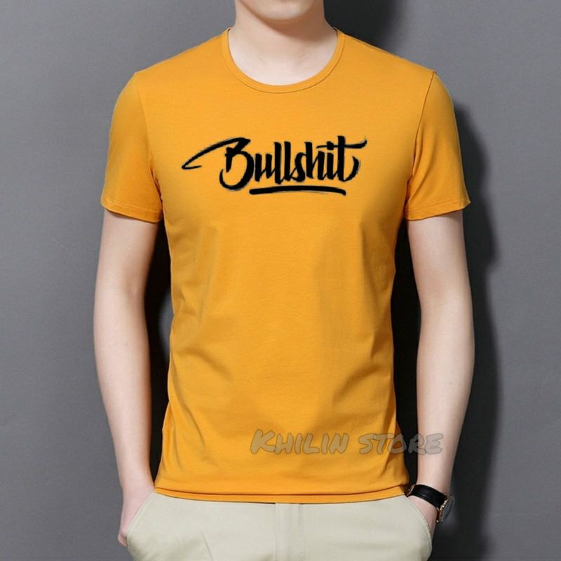 Kaos Bullsht Pria baju kaos distro pria lengan pendek atasan cowok premium fashion lelaki cod