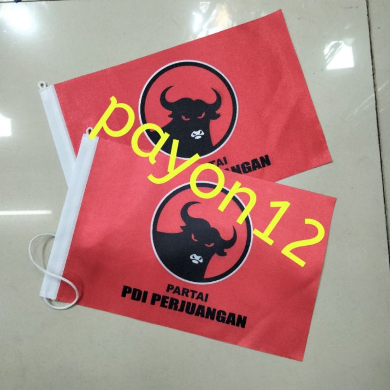 bendera partai PDI PERJUANGAN