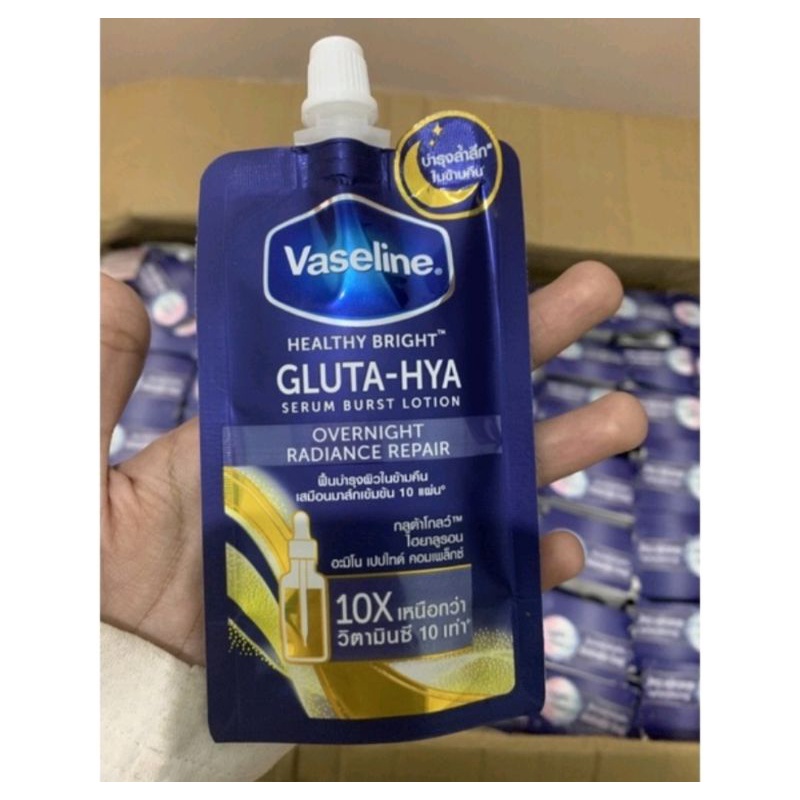 VASELINE GLUTA HYA ORIGINAL THAILAND 30ml 2x lebih ampuh/pemutih badan/melembabkan