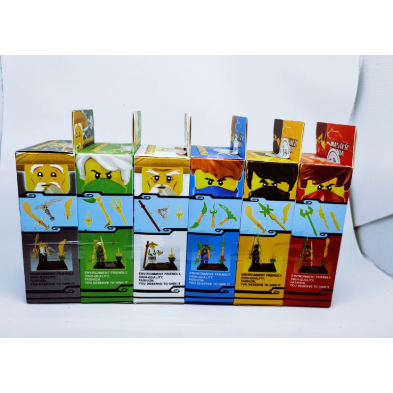 LEGO Master ninja dus/ roboman master ninja isi 6pcs