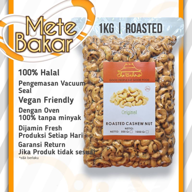 

Kacang Mede Bakar 1kg Mete Cho.Berhouse Wonogiri