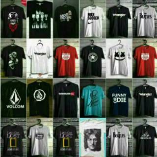 Kaos Kopi Ngopi Distro Premium Lengan pendek Pecinta
