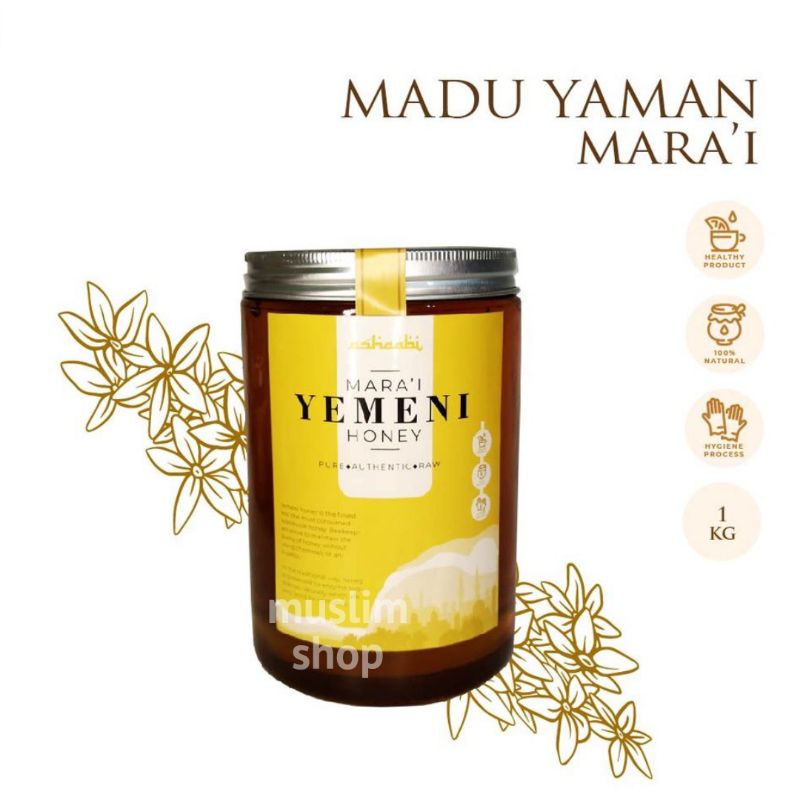 

Madu yaman mara'i 1kg 100% asli