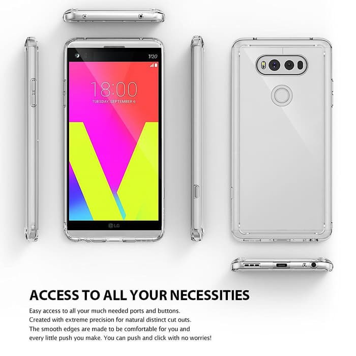 CASING RINGKE FUSION LG V20   HARDCASE LG V20 2016 RINGKE FUSION ORI