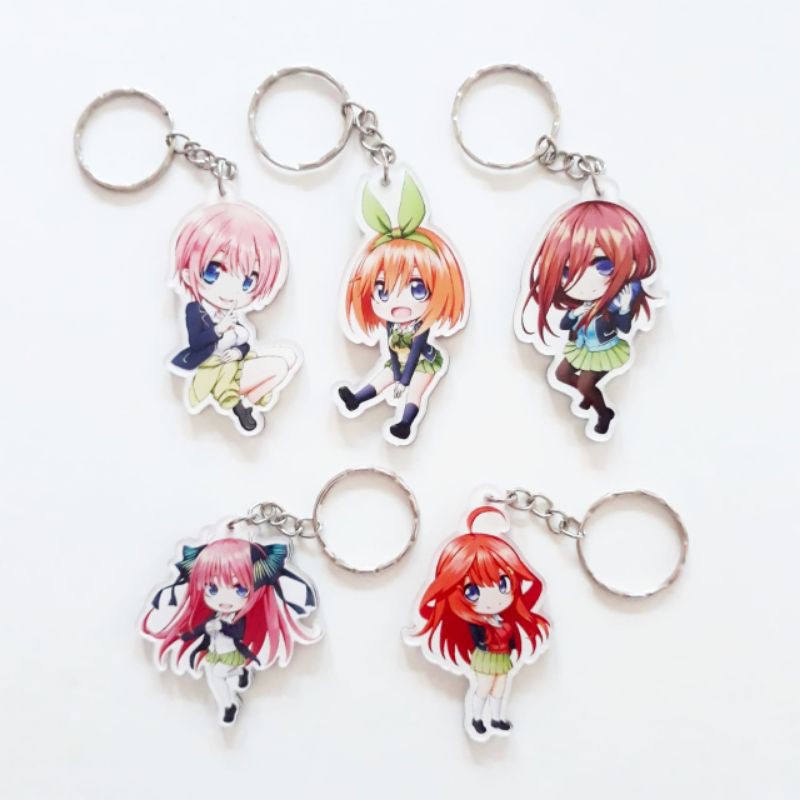 Keychain Anime Gotoubun no Hanayome / 5-toubun Merchandise