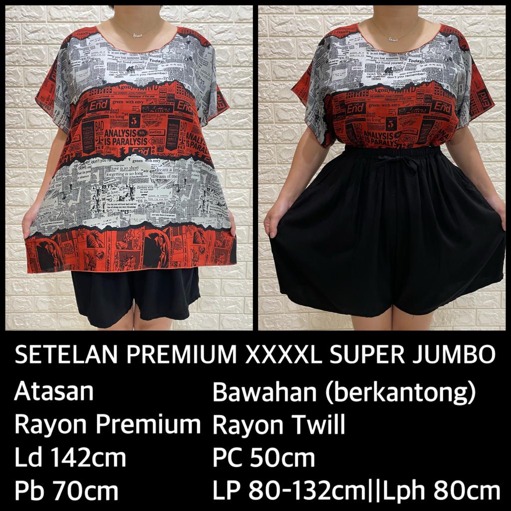 PAKET COMBO!!!SETELAN BAJU BALI SUPER JUMBO XXXXL MUAT 100KG!!! KODE KORAN