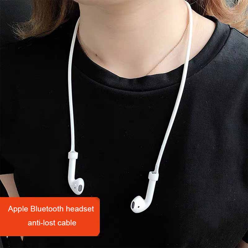 Anti-Lost Soft Rubber Lanyard, Olahraga Luar Ruangan, Earphone Lanyard, Aksesoris Mode