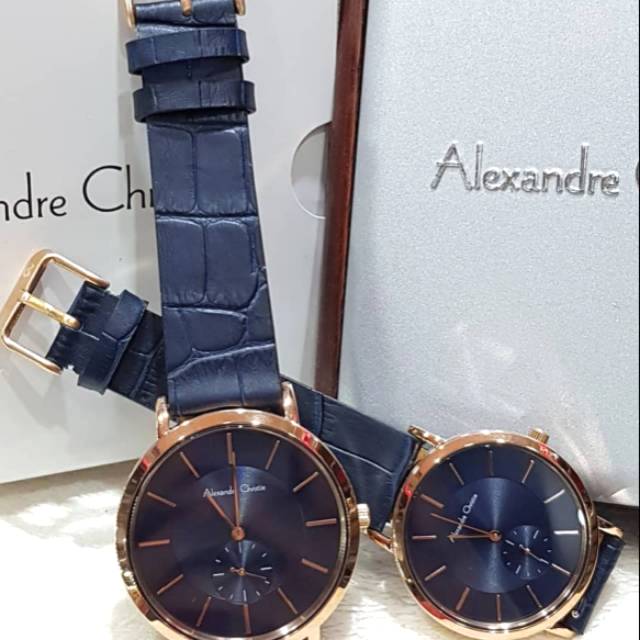 Jam Tangan Couple Alexandre Christie 8575 MS & 8575 LS / 8575