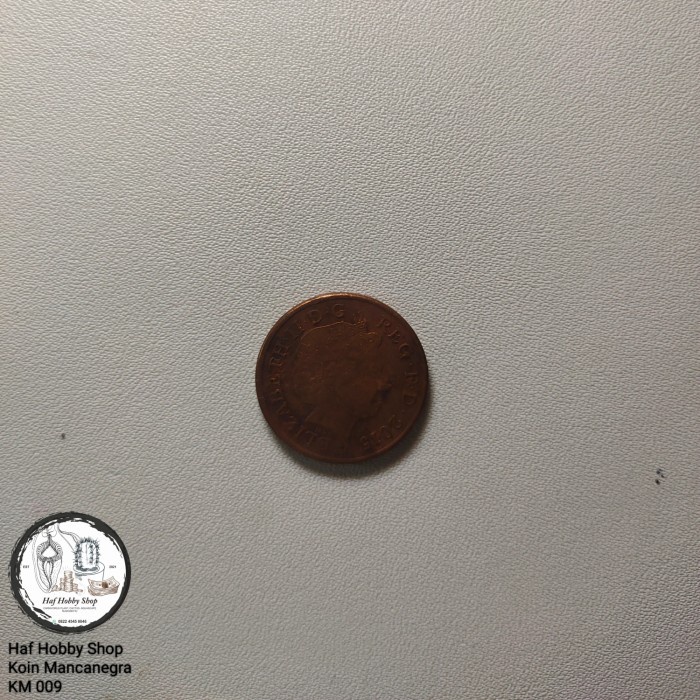 Koin Kuno One Peny Elizabeth 2 Tahun 2015