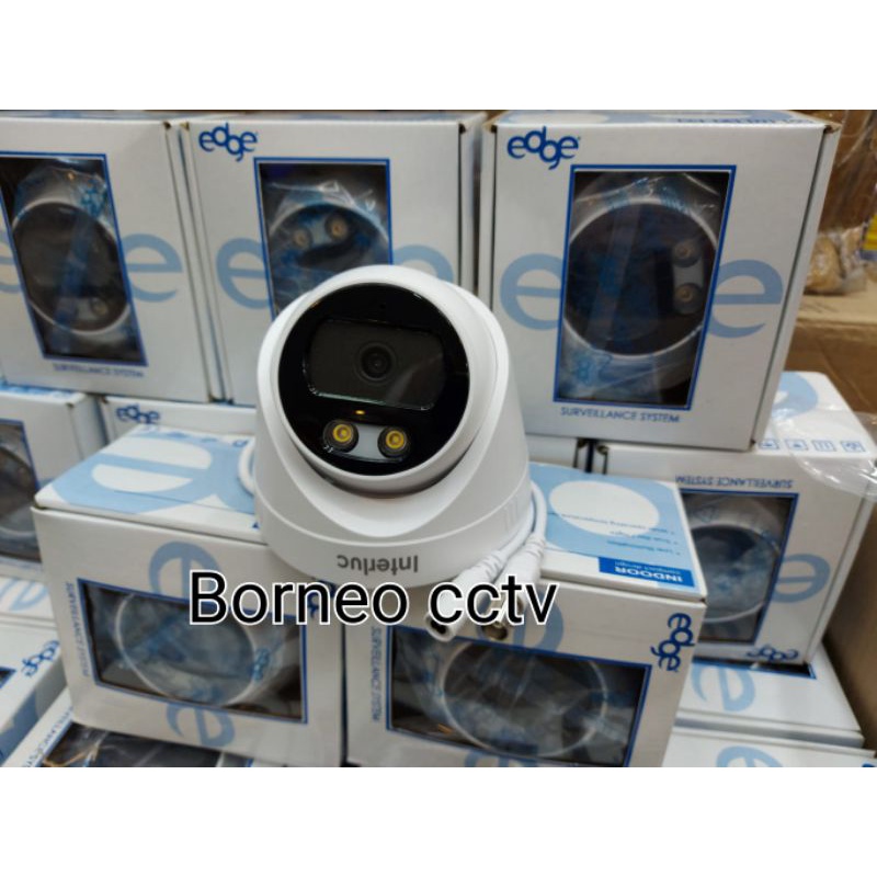 Paket kamera cctv 4ch colorvu edge 2mp full hd malam berwarna