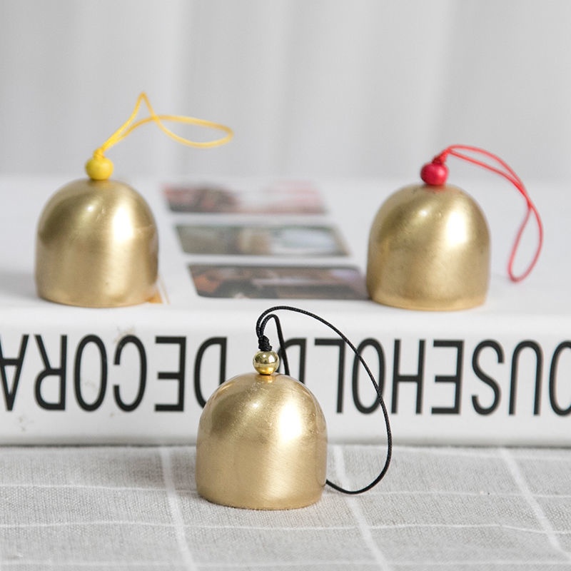 Tembaga Murni mini bell DIY logam kecil lonceng angin bahan aksesoris anak-anak buatan tangan orname