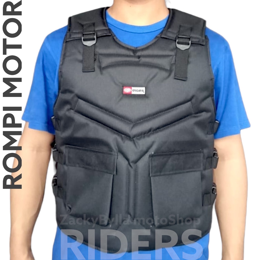 Rompi Motor Promotor Riders | Pelindung Dada Bikers | Rider