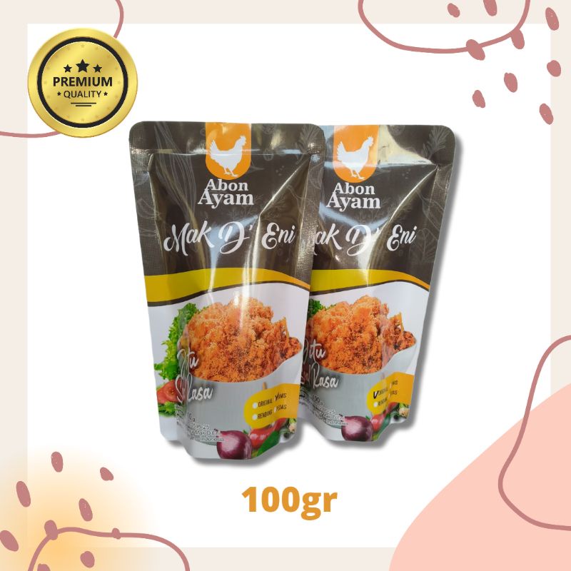 

[Premium] Abon Ayam Asli Mak D' Eni 100gr