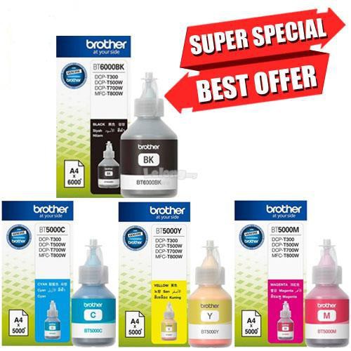 tinta brother bt 5000 & bt 6000 original