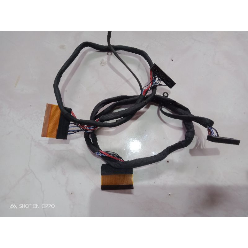 KABEL LVDS tcon model jepit TERBARU POLYTRON 32INC
