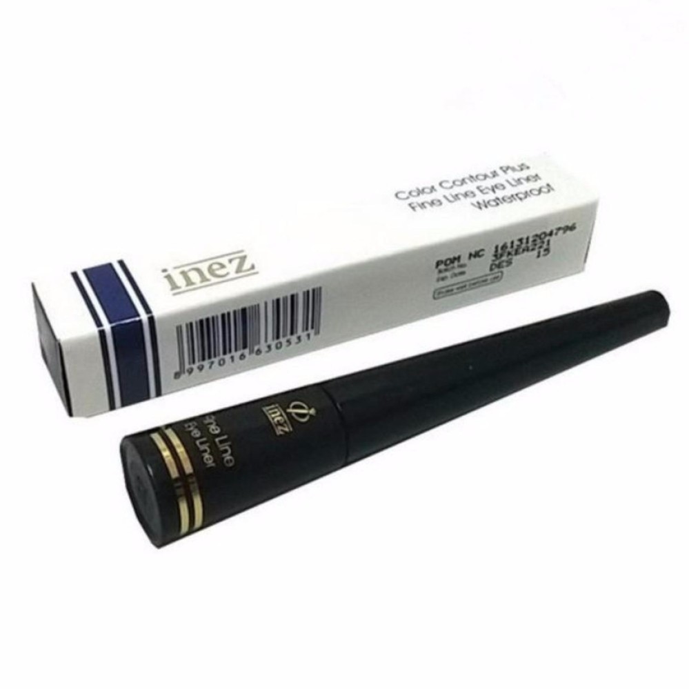 Inez Fine Line Eye Liner - Black