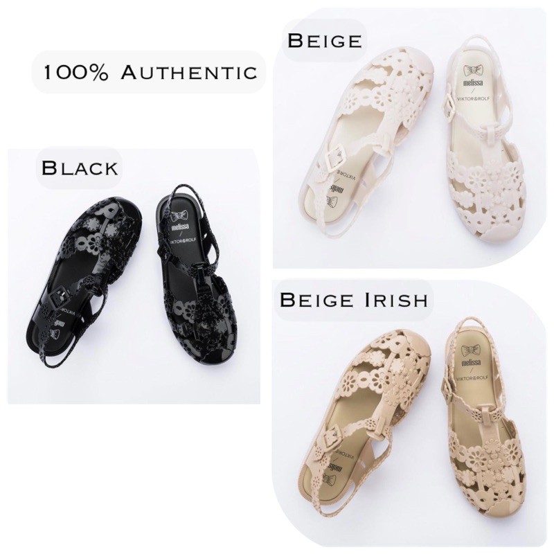 MELISSA VIKTOR and ROLF SEPATU WANITA JELLY SHOES (NEW & ORIGINAL)