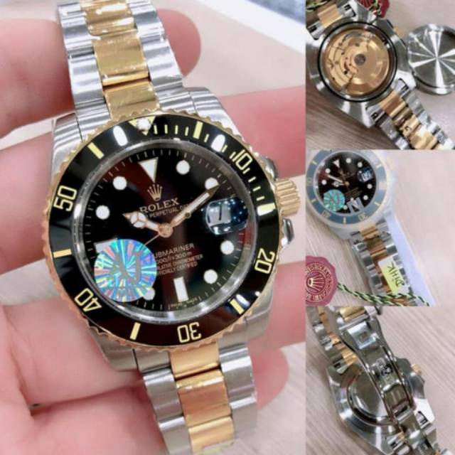 Jam Pria Rolex Submariner Swiss Mido Automatic Clone