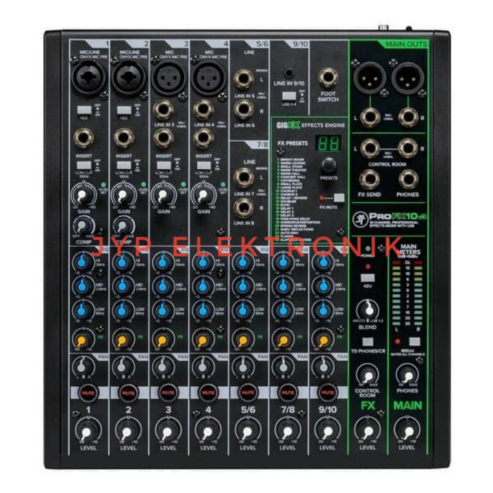 MIXER AUDIO MACKIE PRO FX10 V3 / PRO FX 10V3 / PRO FX 10 V3 ORIGINAL