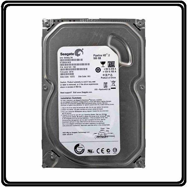 Harddisk Seagate 500GB SATA 3.5 Inch - HD / HDD Seagate Pipeline 500GB