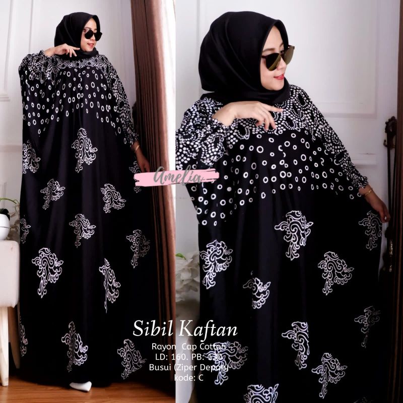 (NEW)GAMIS KAFTAN OOTD//GAMIS SYALUNA LD 112 BY SHOFIYA//SIBIL/ SET BY AMELIA