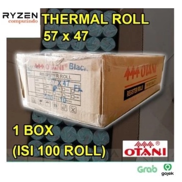 

1 BOX (100 Pcs) Otani 57x47 Kertas Thermal Roll Struk Kasir 57 x 47