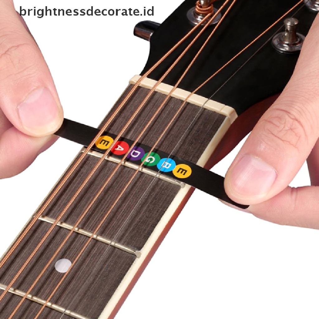 Stiker fretboard note Skala Musik Untuk Latihan Gitar