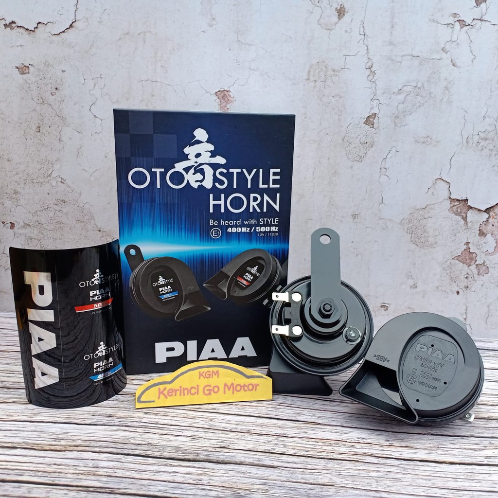 KLAKSON PIAA OTO STYLE KEONG HORN SET 12V - OTOSTYLE HORN PIAA