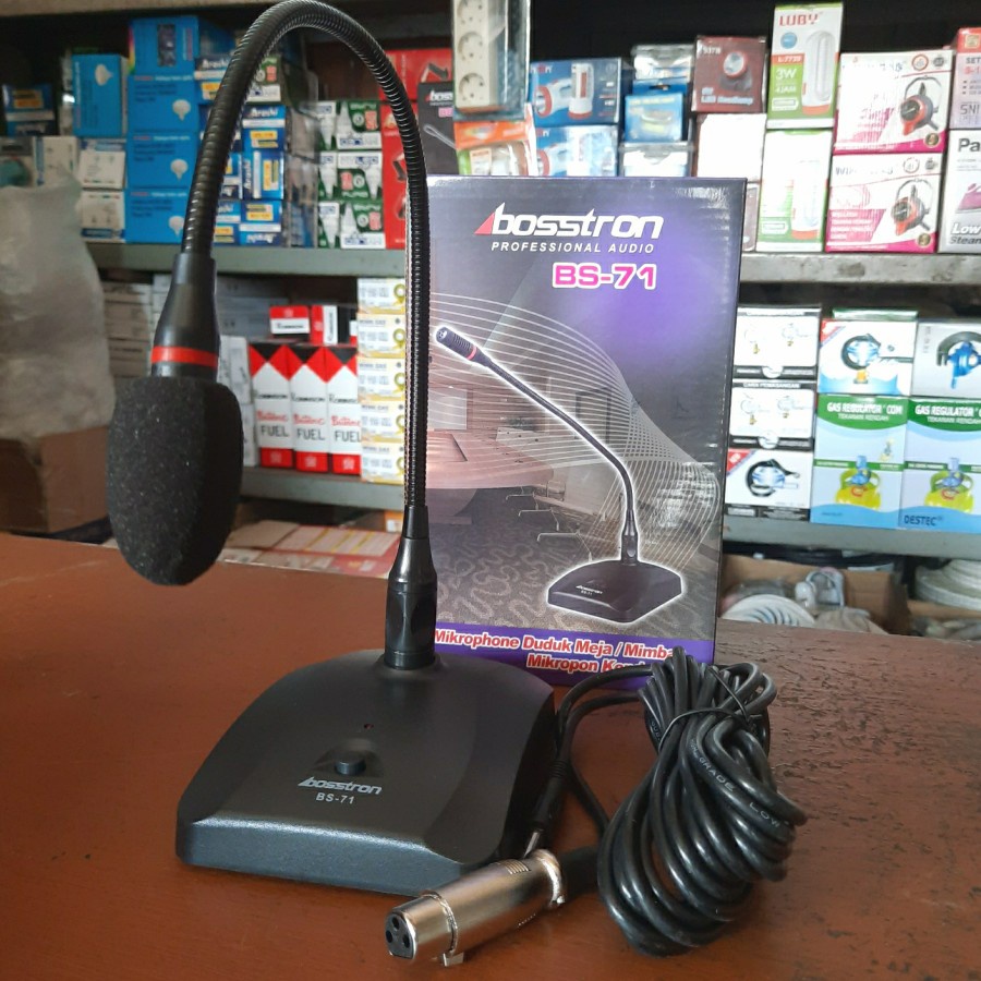 Mic Microphone Meja Bosstron BS-71 Mic Microphone Meja Rapat Mic Kabel