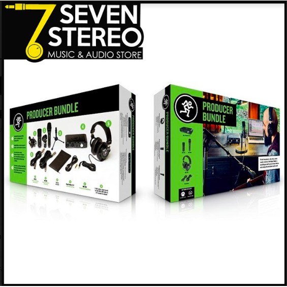 Mackie Producer Bundle Paket live Recording dan podcasting Streaming