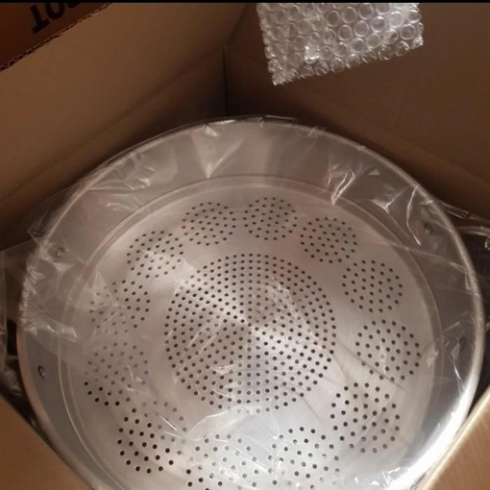 Panci Kukus / Super Steamer 40 Cm Susun 3 Supra Stainless