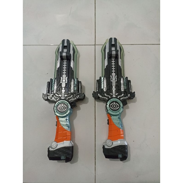Dx gan gun saber senjata kamen rider ghost, bukan ex aid gaim zio zero one double super sentai power