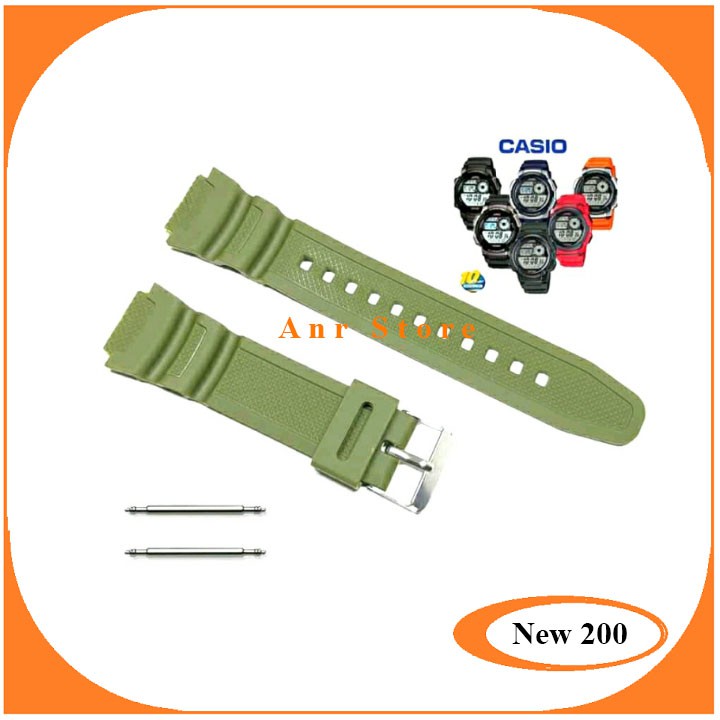 Tali Jam Tagan Casio SGW-500 SGW 500 Rubber Strap Tali Casio SGW500 Free Pen