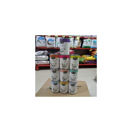 Kit Cat kaleng 400gram all variat GRAIN FREE makanan basah kit cat kaleng