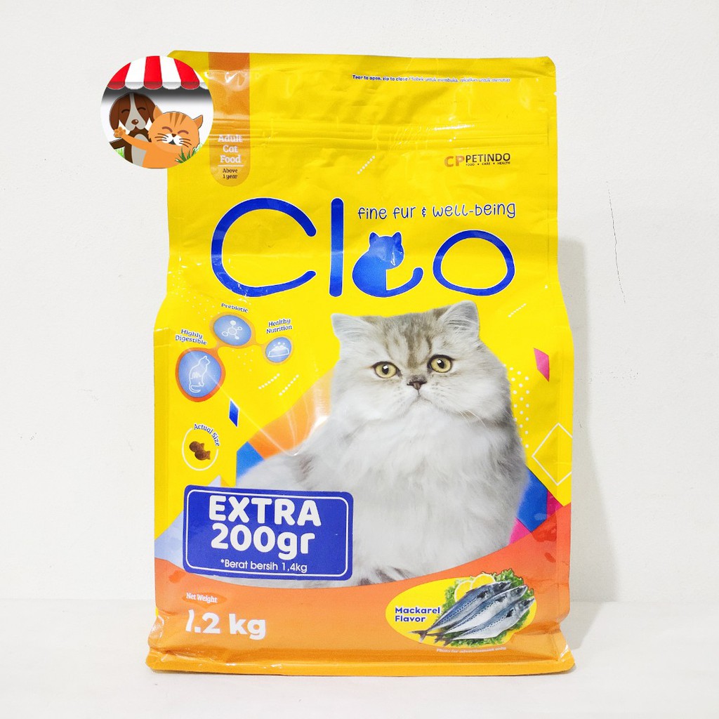 Cleo Mackerel 1.2kg Freshpack Dry Cat Food Makanan Kucing Dewasa