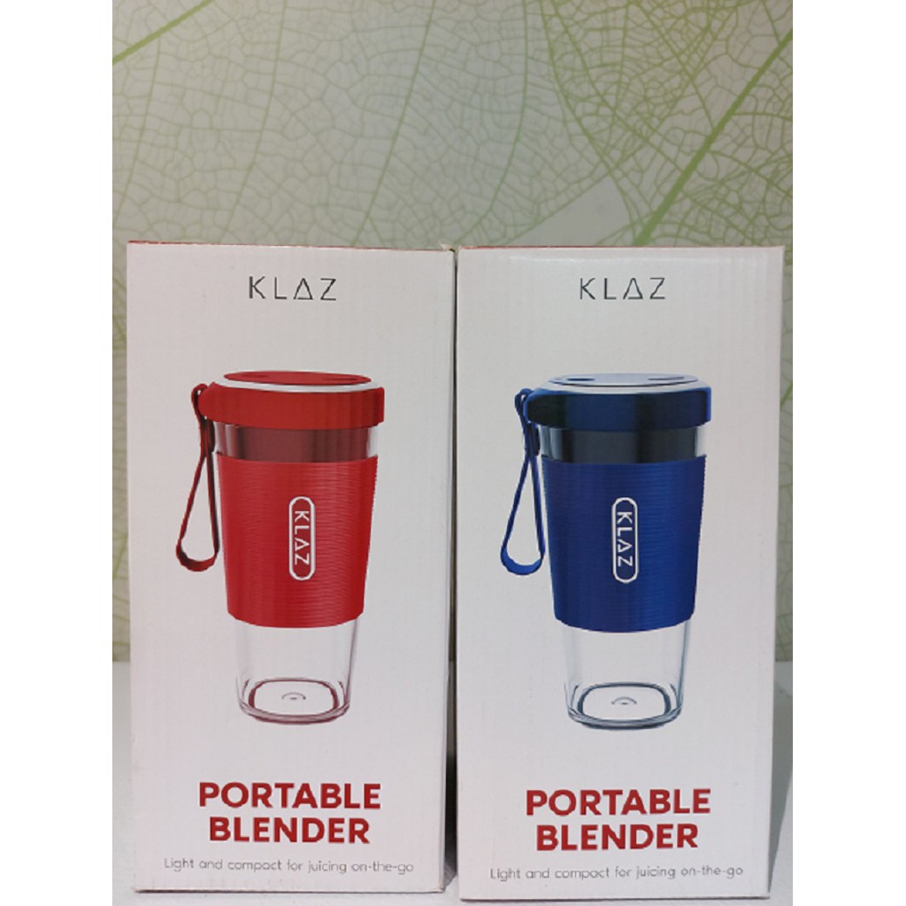 BLENDER PORTABLE 50W / TRAVEL BLENDER RED / RECHARGABLE BLENDER