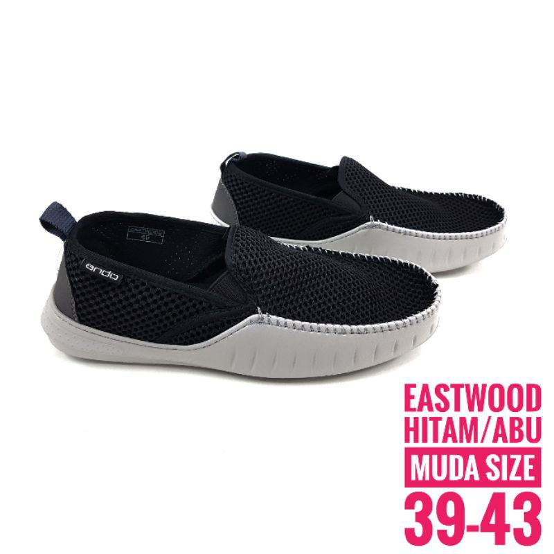 Ando Eastwood Sepatu Sport Pria Slop Casual Ukuran 39-43