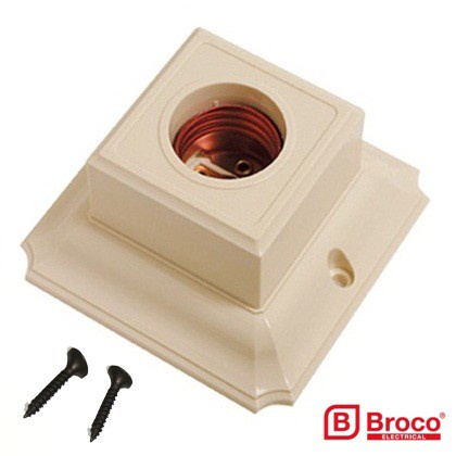 Fitting Tempel Broco / Rumah Lampu Merk Broco Tempel