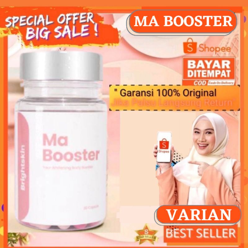 {MA BOOSTER 7x EXTRA WHITENING} Pemutih Badan Alami 100% Original