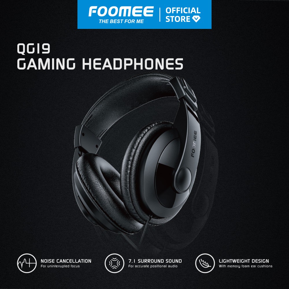 FOOMEE QG19 Headphones Gaming headset gaming bando premium 3D Dolby surround