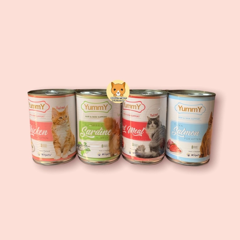 

Yummy Wetfood Kaleng 400 Gram