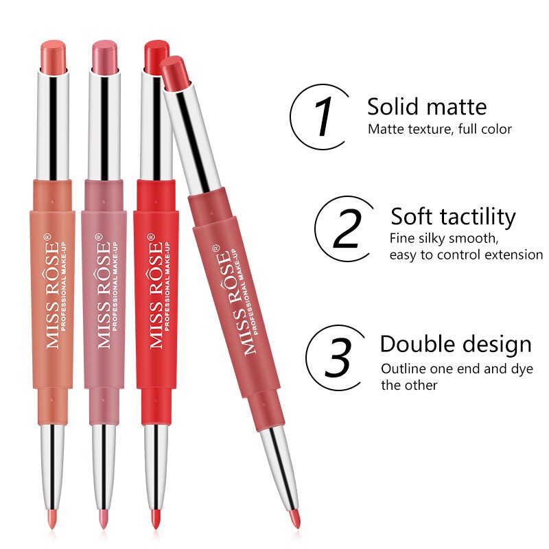 Miss Rose Lipstick + Lip Liner-4