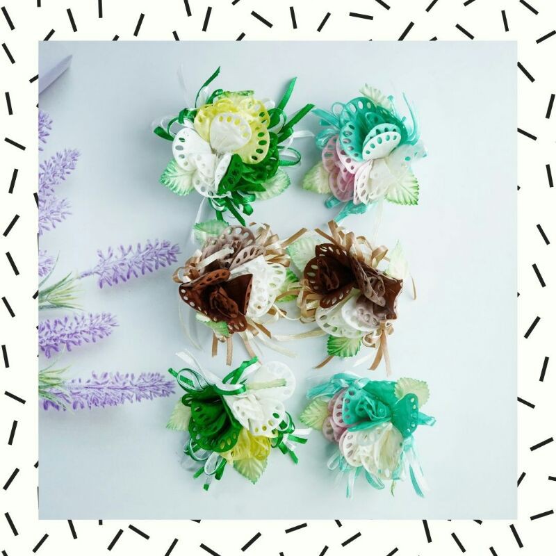 Aplikasi Bunga tempel Aurora /aplikasi bunga 3d