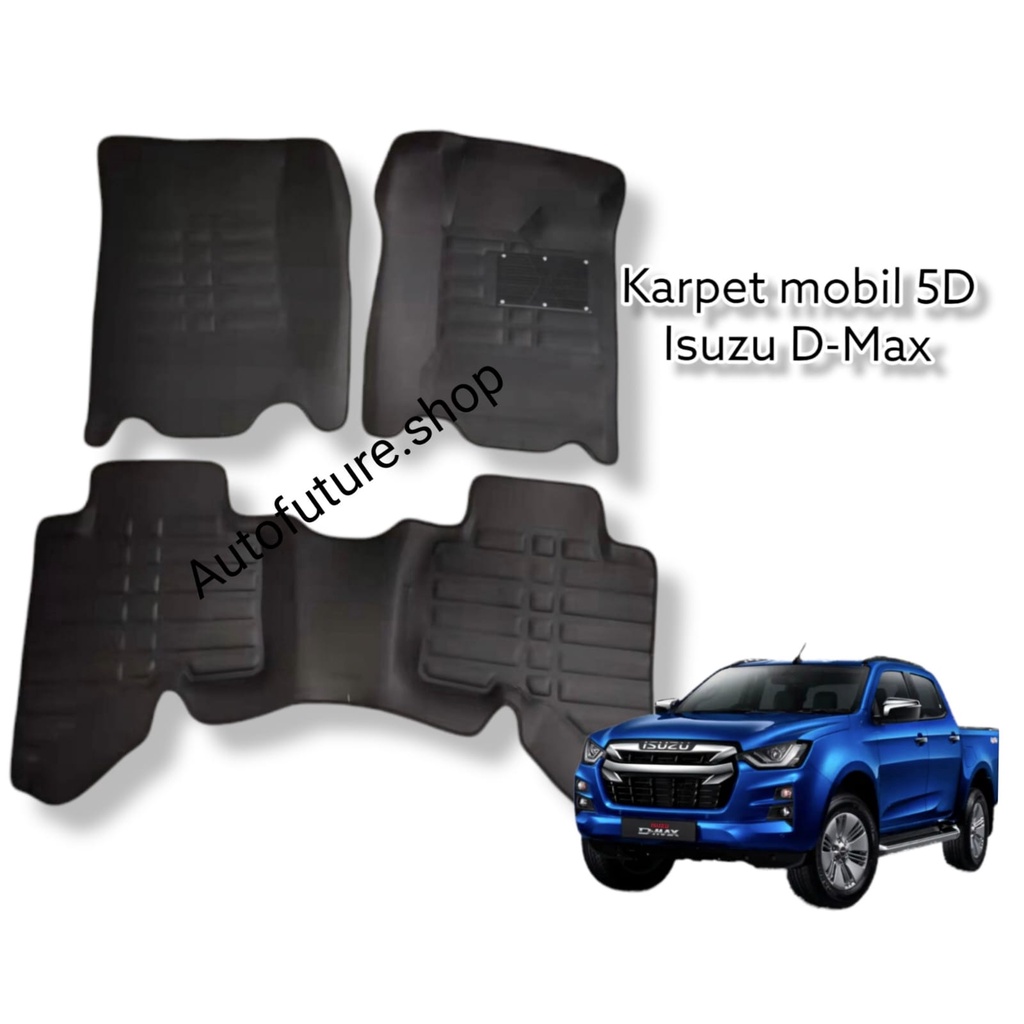 KARPET MOBIL 5D ISUZU D-MAX 2015-2021{ POLOS }