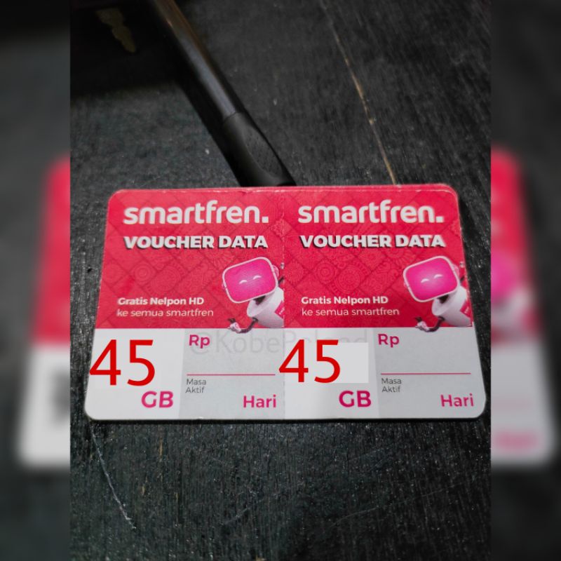 Voucher Smartfren 45GB Unlimited Nonstop