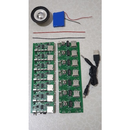 Paket DIY Rakit Sendiri Speaker modul mp3 Radio Fm (Non Bluetooth)