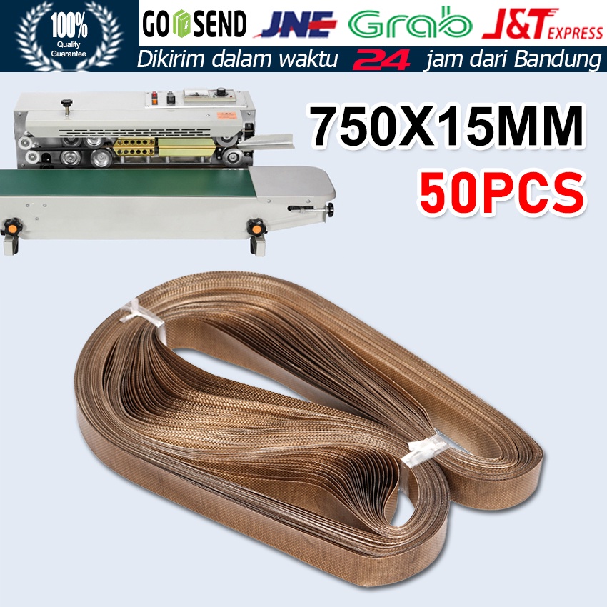 Teflon belt 750 Grade A FR800 FR900 DBF900 Uk.750x15mm FR-900 SF150