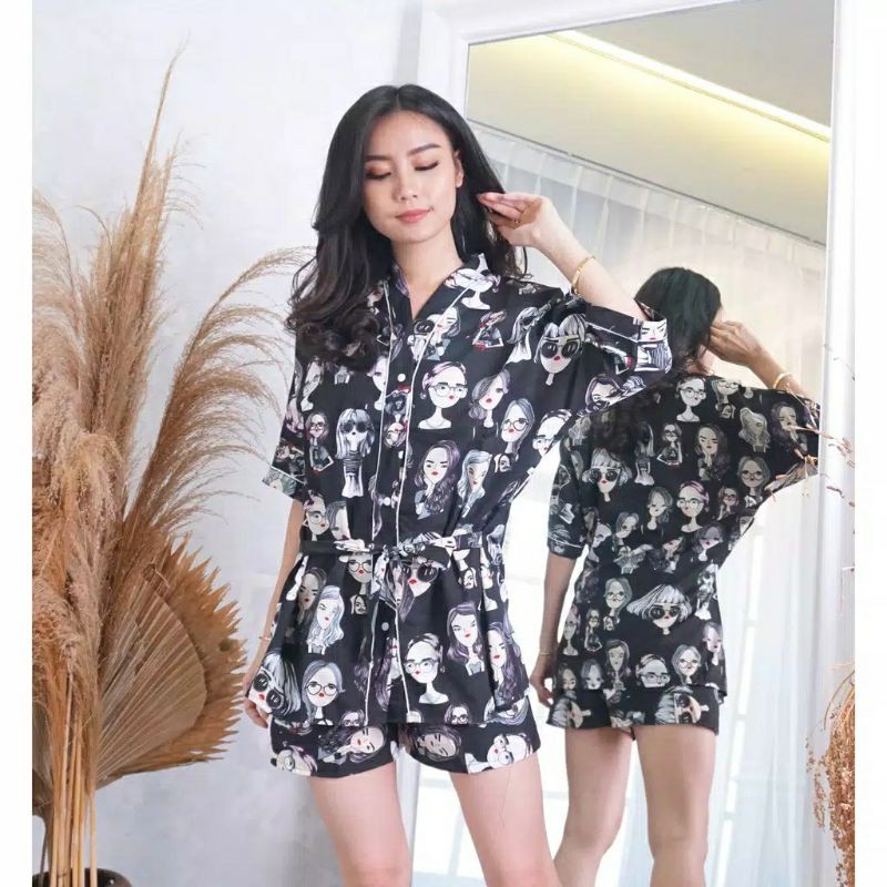 Piyama Katun Jepang HP set